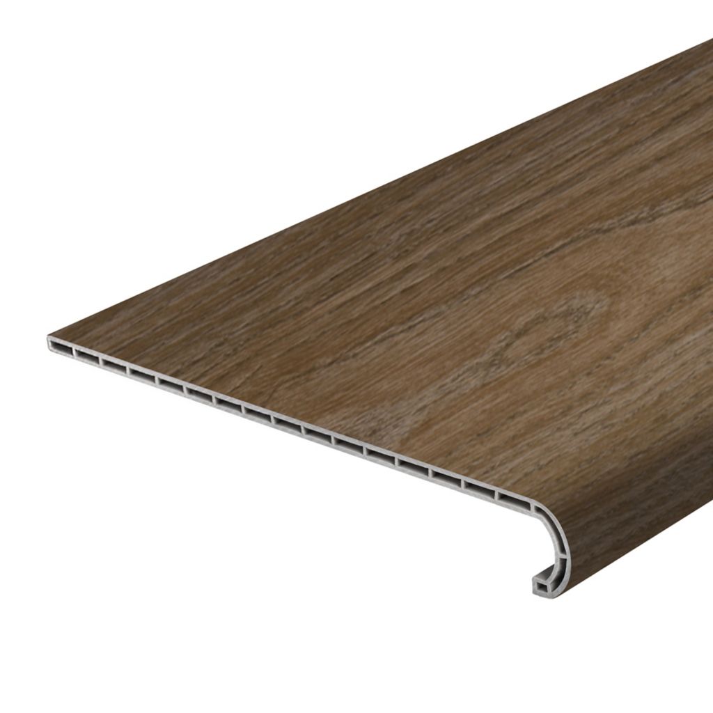 Mohawk Vinyl Full Stair Tread 48.5-INCH Cup O' Java | OnFlooring
