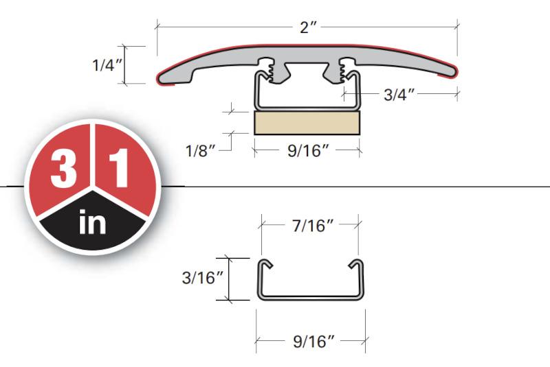 Slim Trim Molding 94INCH Karndean Casablanca SP219 OnFlooring