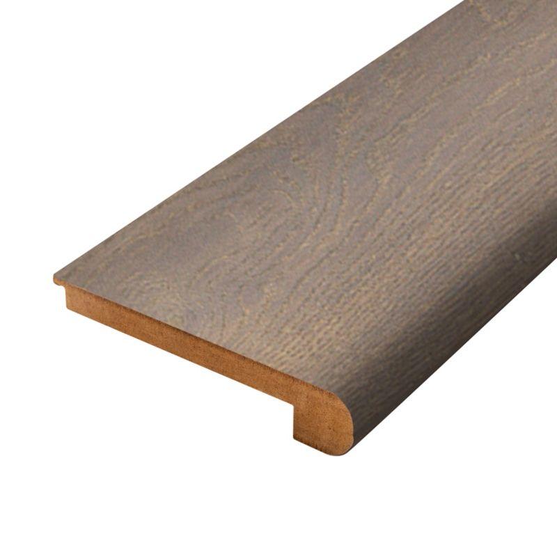 Mohawk Laminate Flush Stair Nose 96INCH Worn Leather Oak OnFlooring