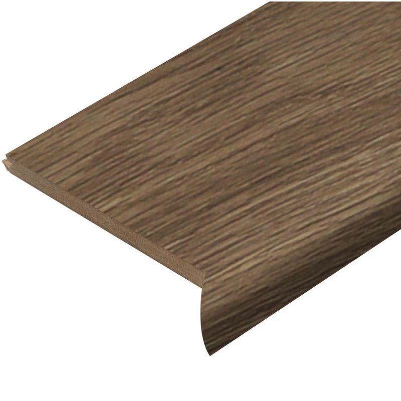 Mohawk TrueMatch Flush Stair Nose 869 Aged Stone Oak | OnFlooring